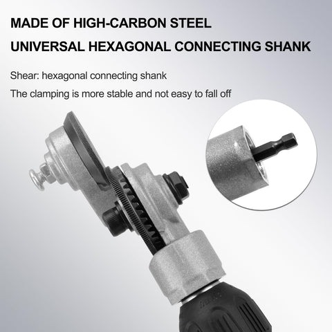 Jikbeed nibbler cutting copper and aluminum sheets with ease.