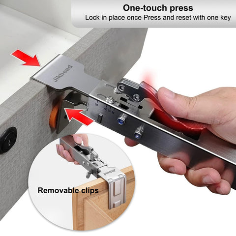 Jikbeed large bow clips ergonomic design supports easy mounting.