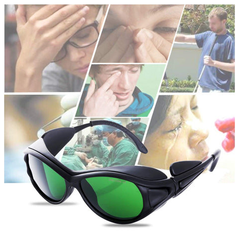 JILERWEAR wide-spectrum safety glasses protect 190–490nm with broad coverage.