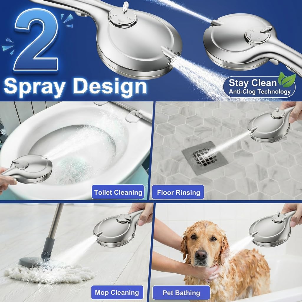 Jill Deaaa targeted spray patterns for spot cleaning and rinsing.
