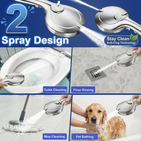 Jill Deaaa targeted spray patterns for spot cleaning and rinsing.
