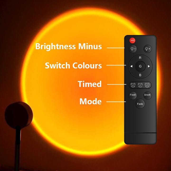 JIMEI sunset lamp makes a thoughtful gift for celebrations.