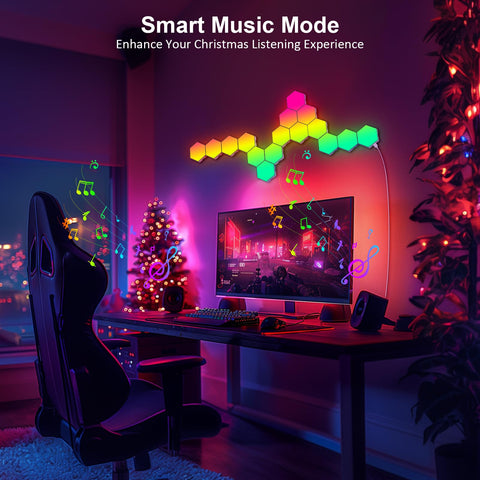 Jimimoro app and remote control for easy color and scene customization.