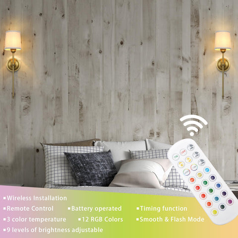 JIMUBEAM remote control enables seamless dimming and color tweaks
