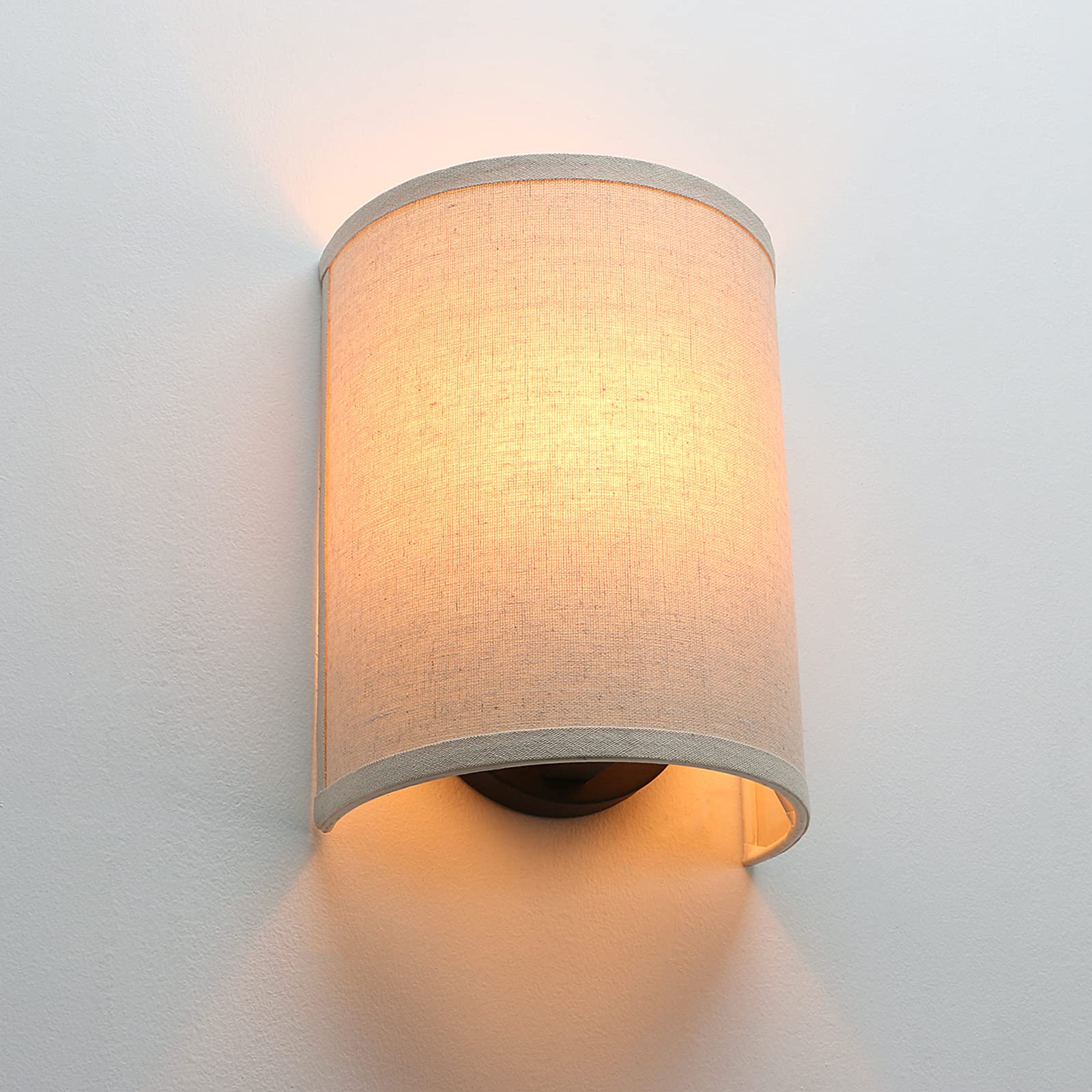 JIMUBEAM compact sconce profile measuring 7.5 by 4.3 by 9.6 inches.