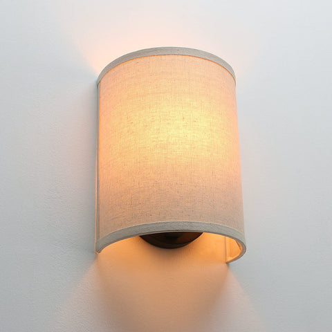 JIMUBEAM compact sconce profile measuring 7.5 by 4.3 by 9.6 inches.