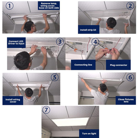 Jimwhen 0-10V dimmable control enables flexible lighting levels.
