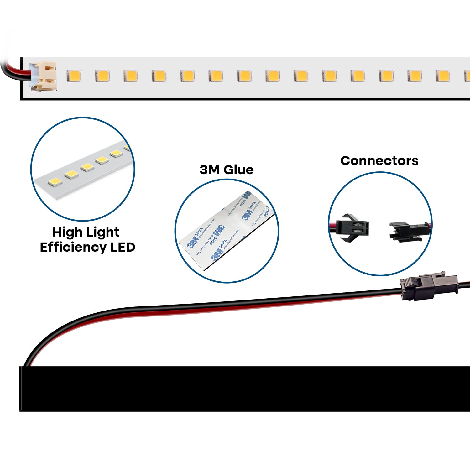 Jimwhen 5400 lumens at 5000K deliver bright daylight-like illumination in a fixture.