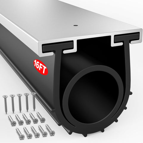 JinBao garage door bottom seal kit offers comprehensive weather protection.