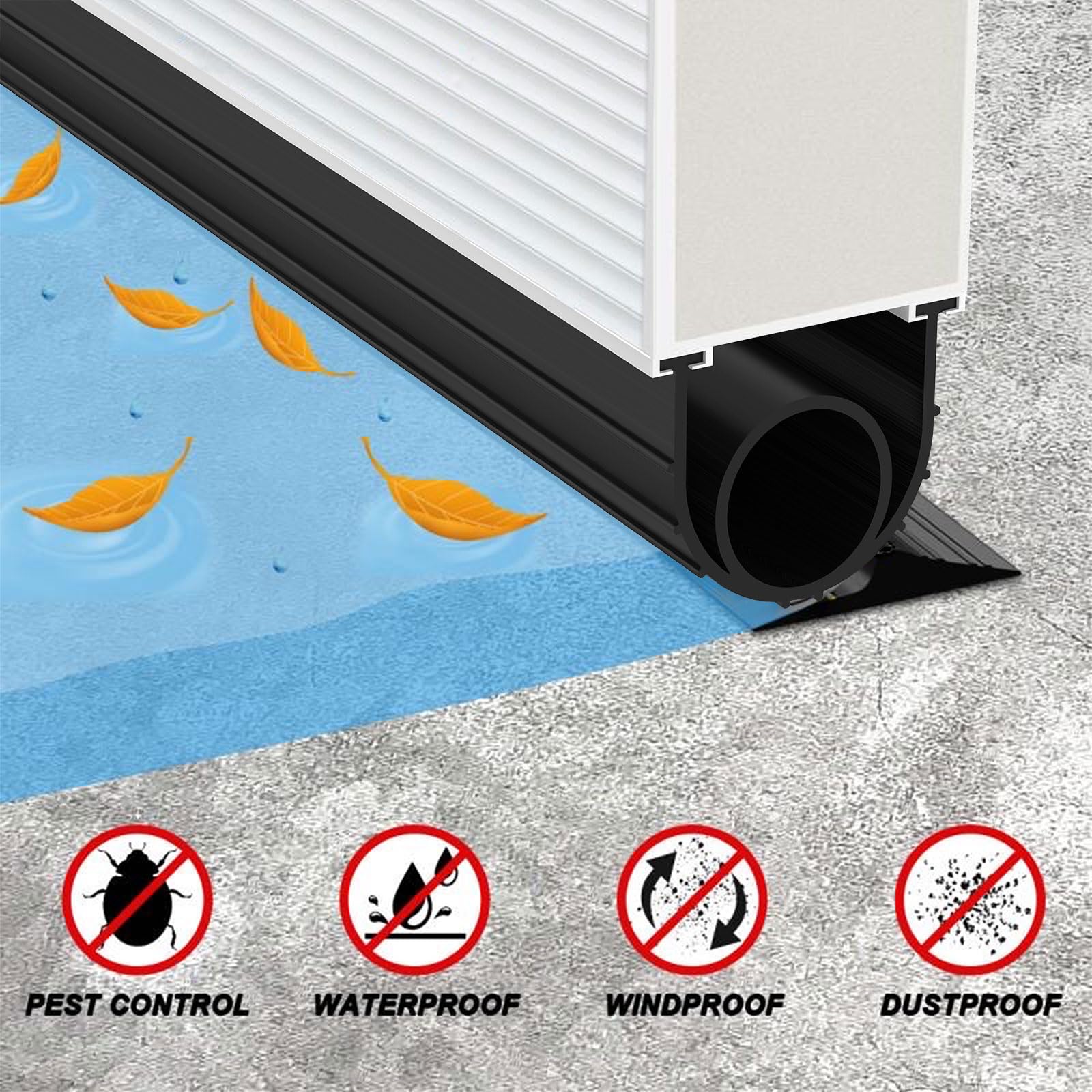 Jin&Bao seal waterproof test demonstrating moisture protection for the garage.