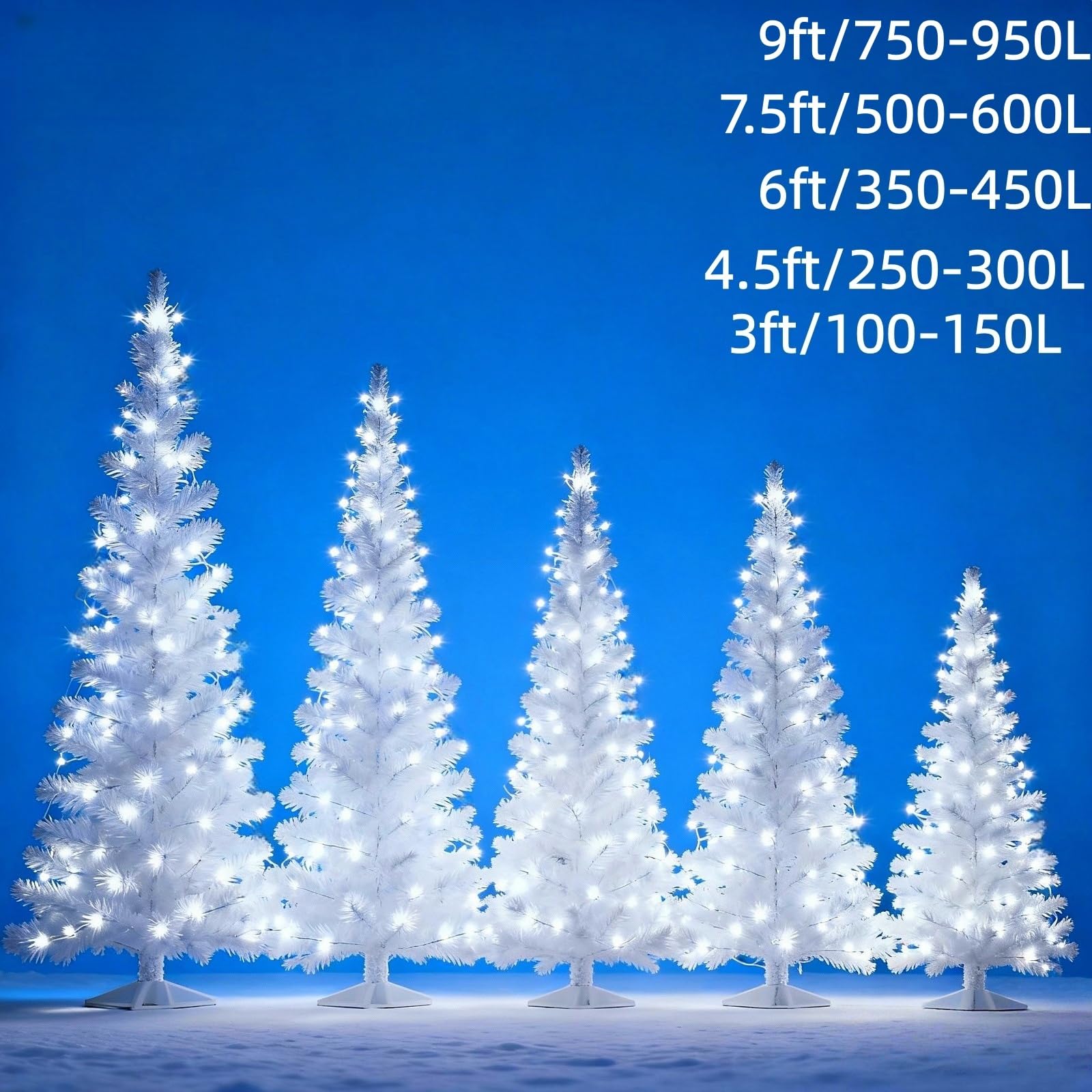 JinBest 100 LED White Christmas Lights on porch for inviting ambience