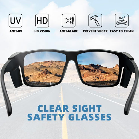 JING LEI lightweight polycarbonate frames reduce eye fatigue.