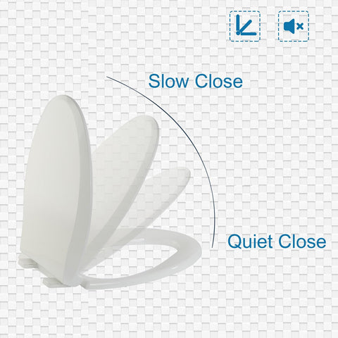 JINGZE slow close action reduces noise when closing the lid