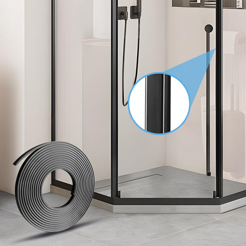 JINGZHAN curtain-bottom seal secures edges for tidy showers.