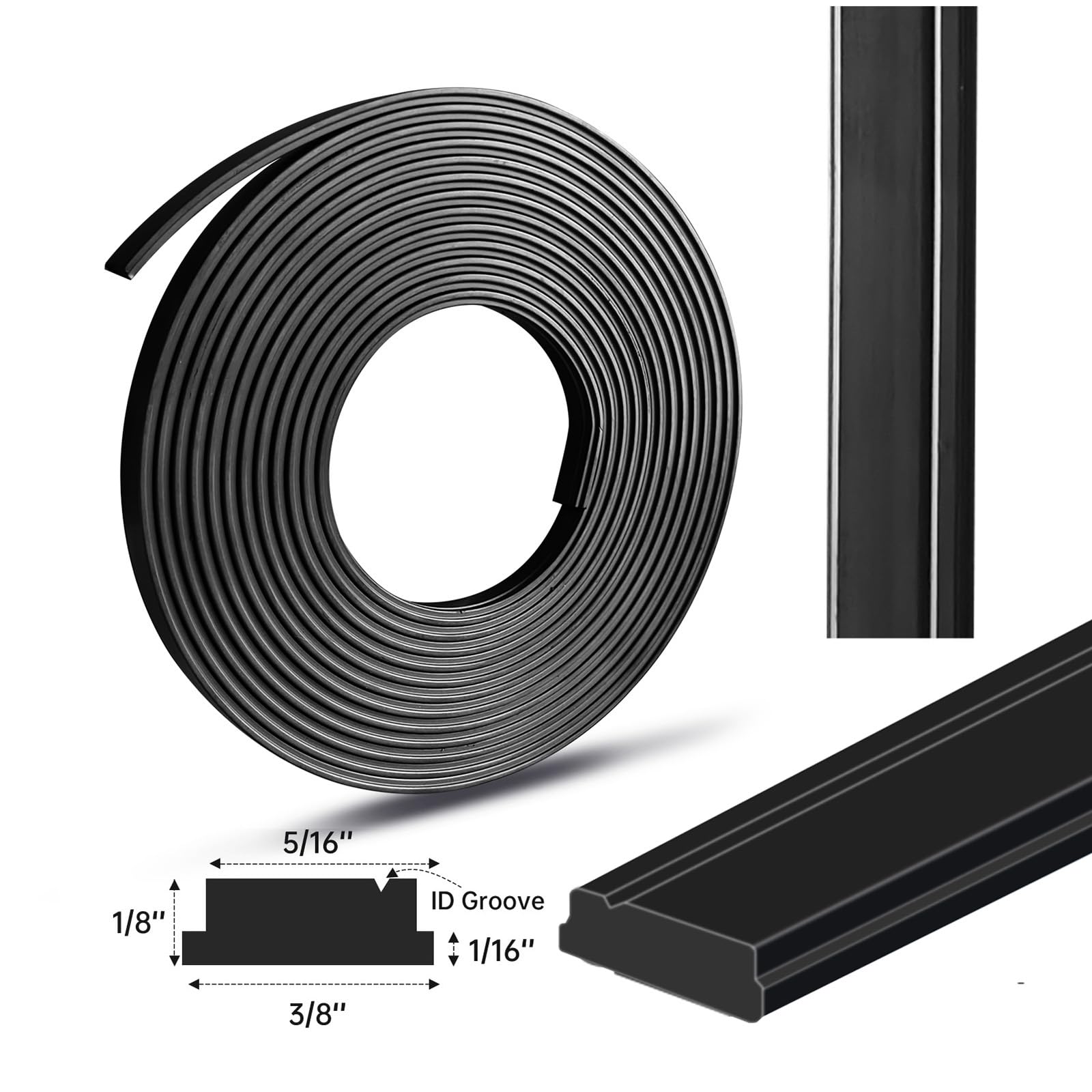 JINGZHAN door-channel installation shows a tight, even seal.