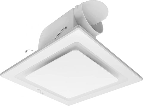 Jinhong bathroom fan ceiling-mount 141 CFM quietly ventilates the bathroom.