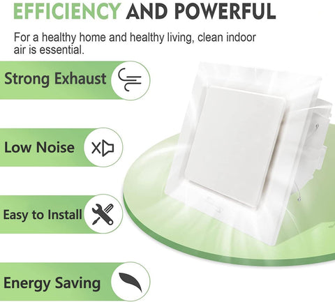 Jinhong ceiling-mount with 4-inch duct enables easy, low-effort installation.