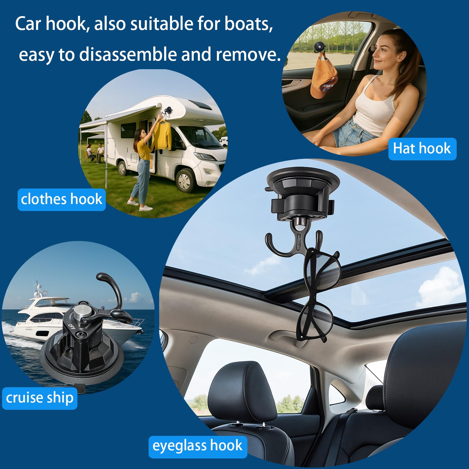 JINKASEN RV hook is portable for car and vehicle use
