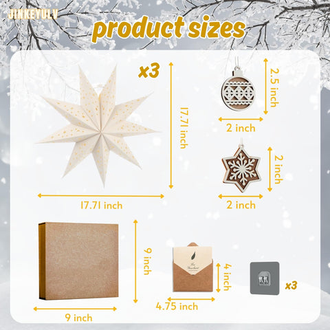 JINKEYULV Christmas card and gift-pack packaging for a thoughtful present