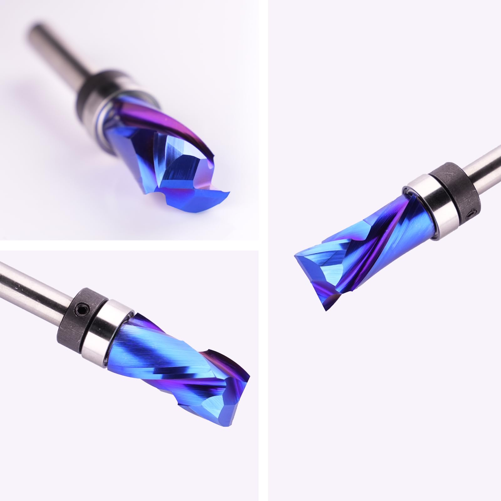 Jiiolioa high-precision bit delivers smooth top-edge finish on solid wood.