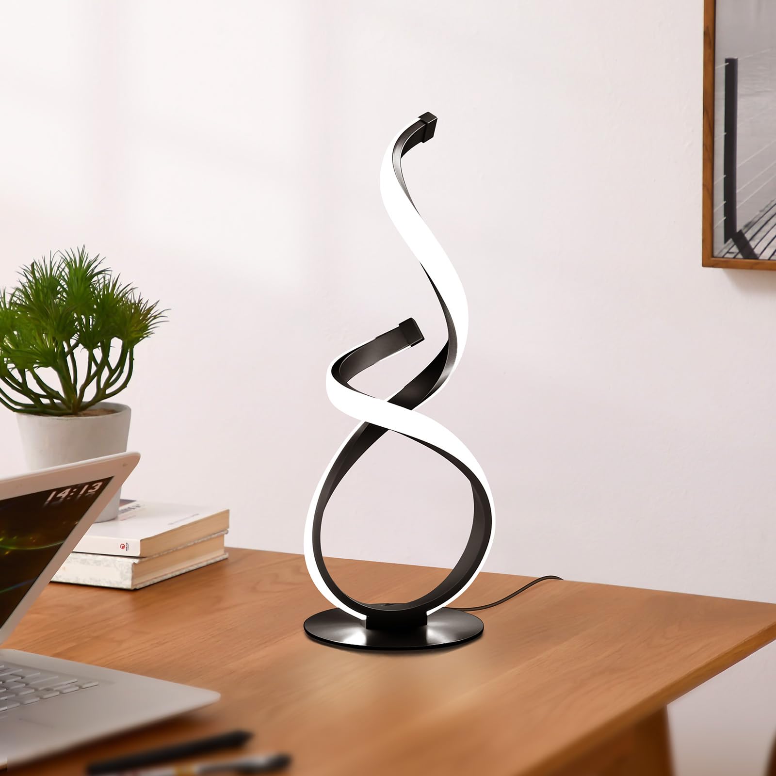 JIOODICH compact 16-inch desk lamp fits neatly on desks