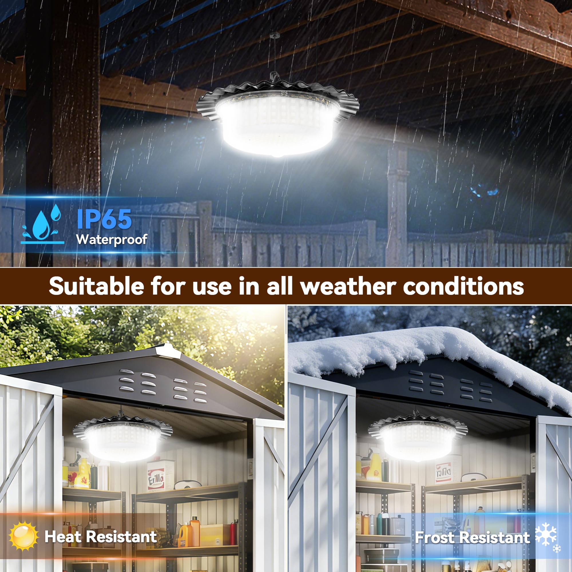 JIORRIO solar lights remote-control-operation allow quick mode changes for security and ambiance