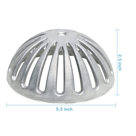 JISON21 versatile floor drain filter fits standard tubs, kitchens, baths