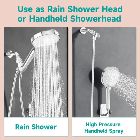 JITTGO 6 spray functions for customized spa-like showers.