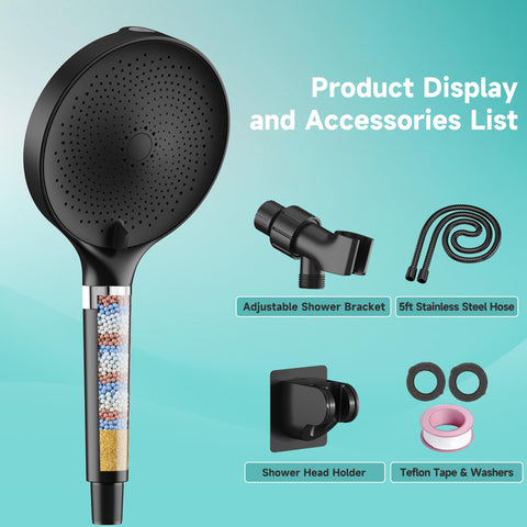 JITTGO matte black finish adds modern style to your bathroom.