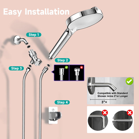 JITTGO stainless steel hose resists wear for long-lasting performance.