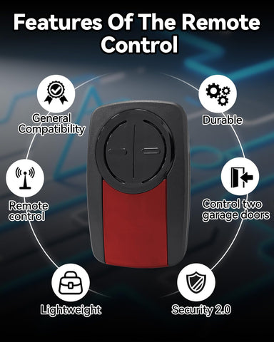 JituiChan remote with battery and visor clip ready to use