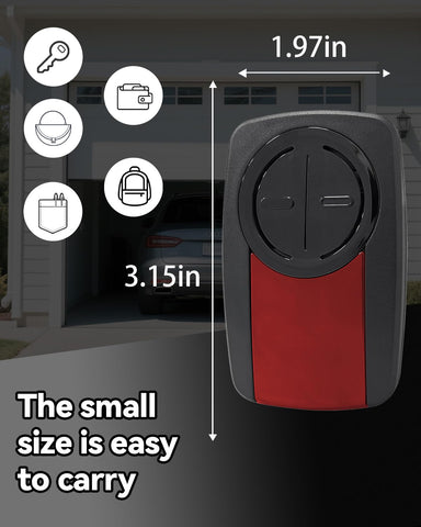 JituiChan remote featuring LiftMaster logo and brand compatibility
