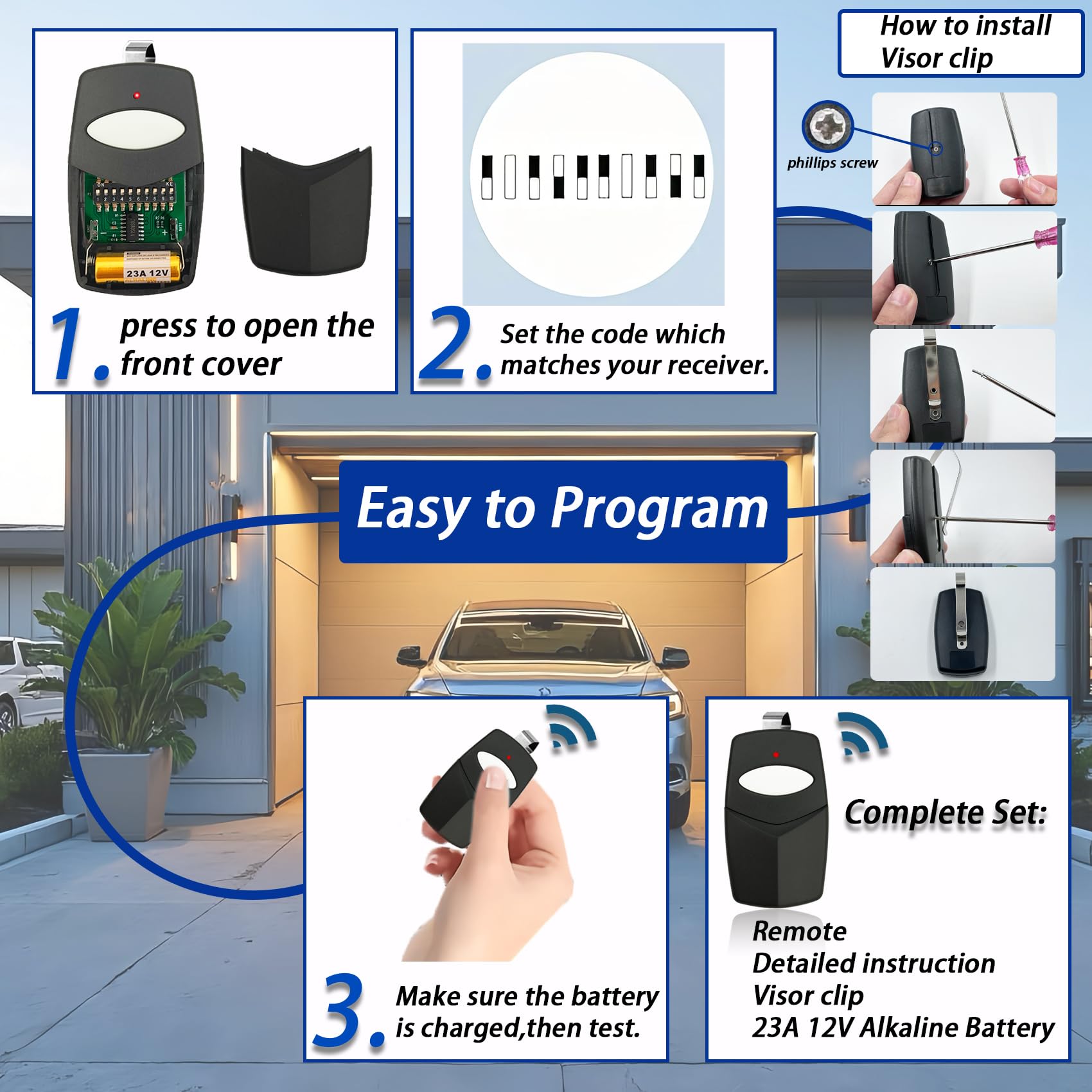 jiuoici 1050 remote buttons and casing built for durability.