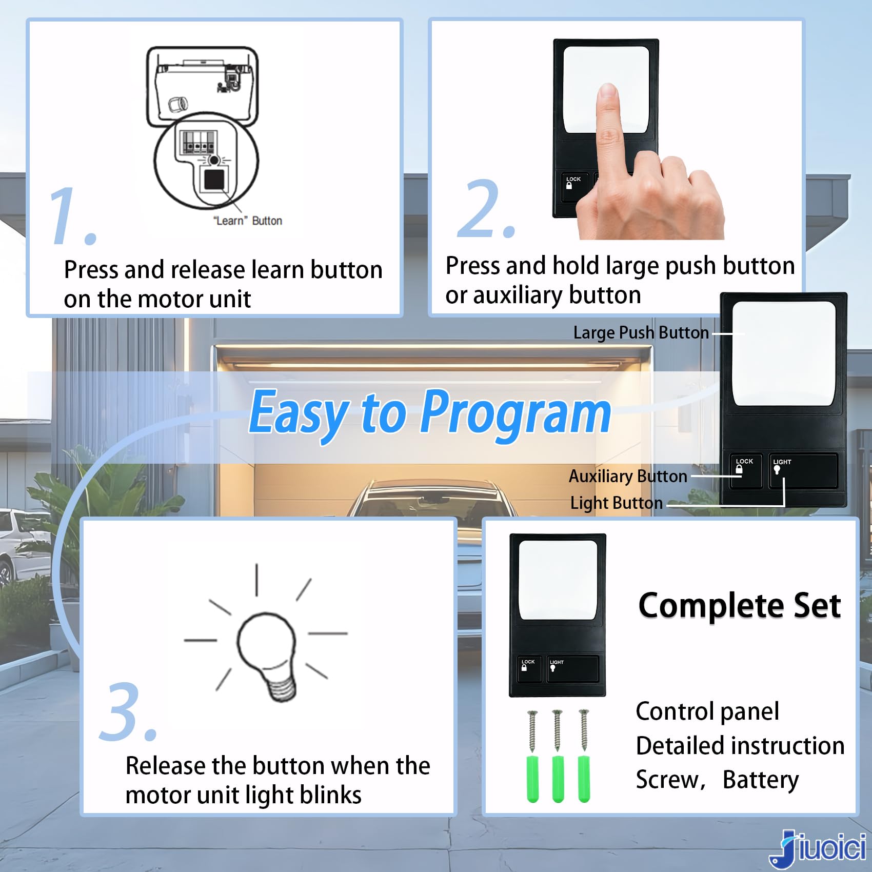 jiuoici 378LM signal stability ensures reliable remote control up to 120 feet.