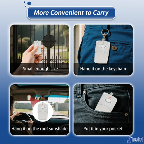 jiuoici remote visor clip included for hands-free mounting
