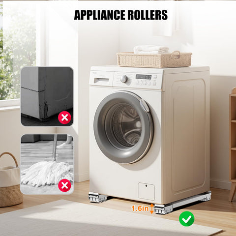 JIUOQUO appliance rollers offer quick, simple setup for relocation tasks