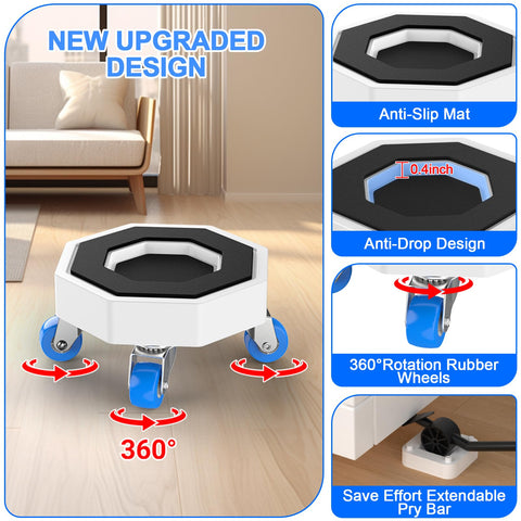 JIUOQUO Furniture Dolly height spacers support precise leveling
