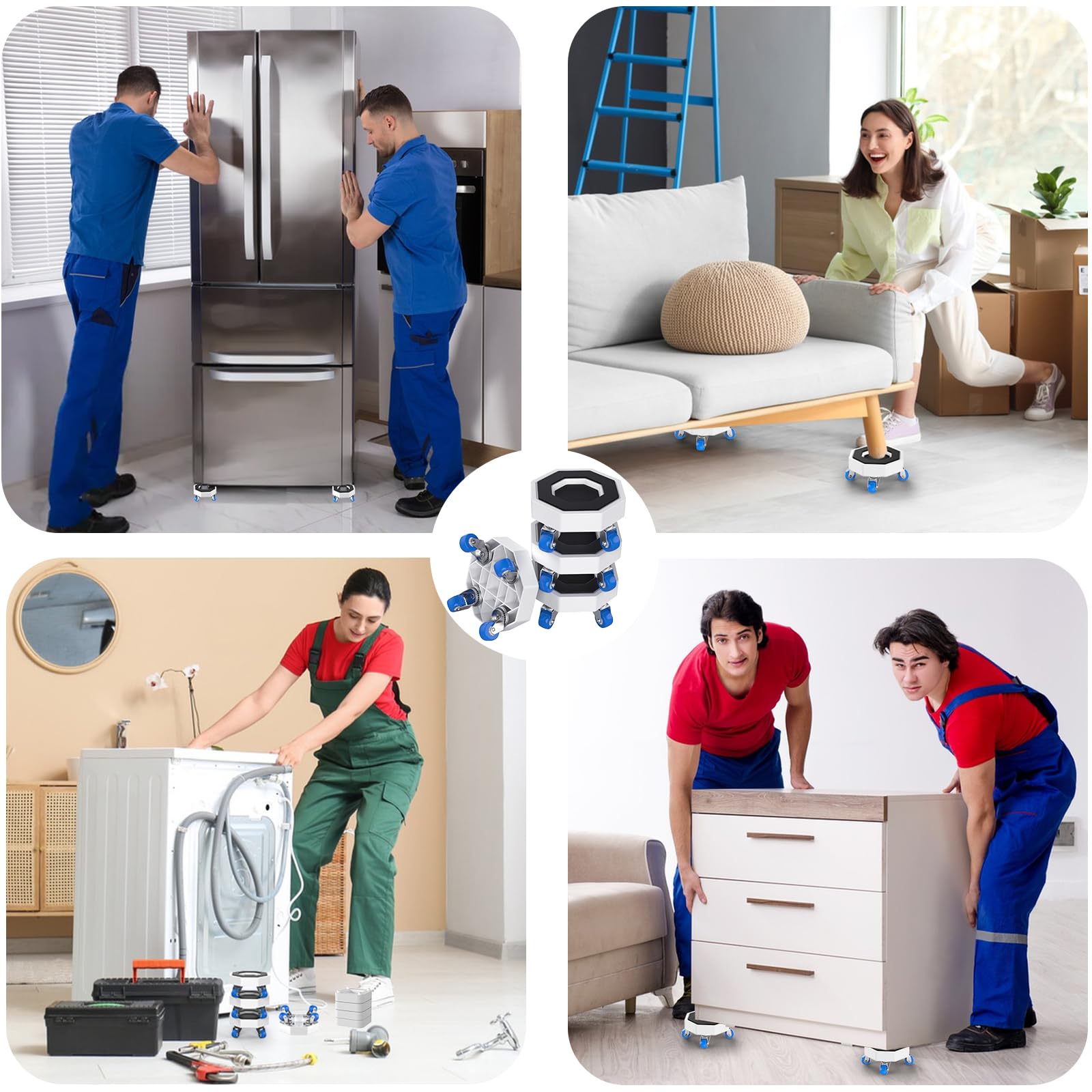 JIUOQUO Furniture Dolly versatile usage for home and office moves