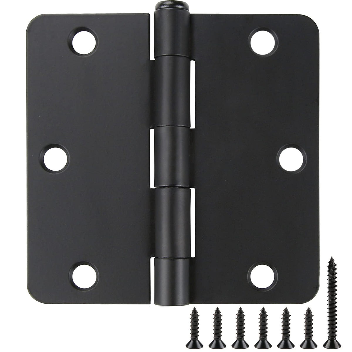 JIW 3.5-inch hinge with 1/4-radius for smooth interior door operation