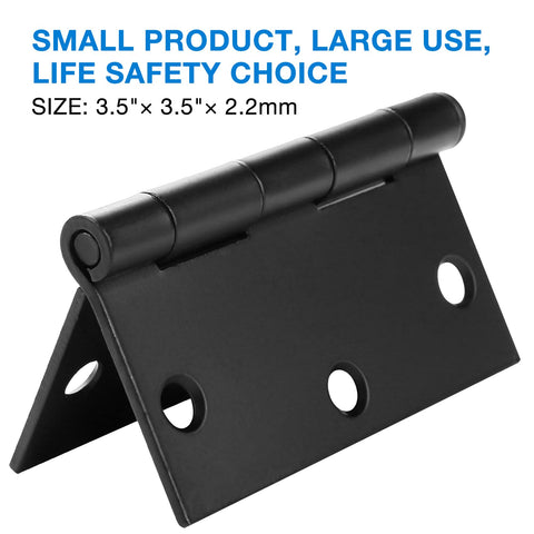 JIW hinges suited for indoor and outdoor use on sheds and furniture