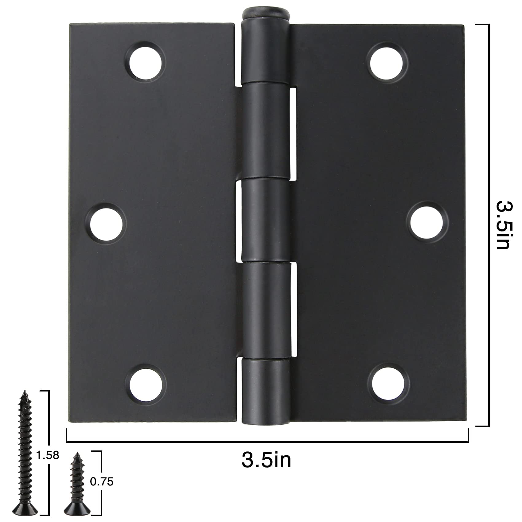 JIW hinge with 180 screws included for quick installation and secure mounting