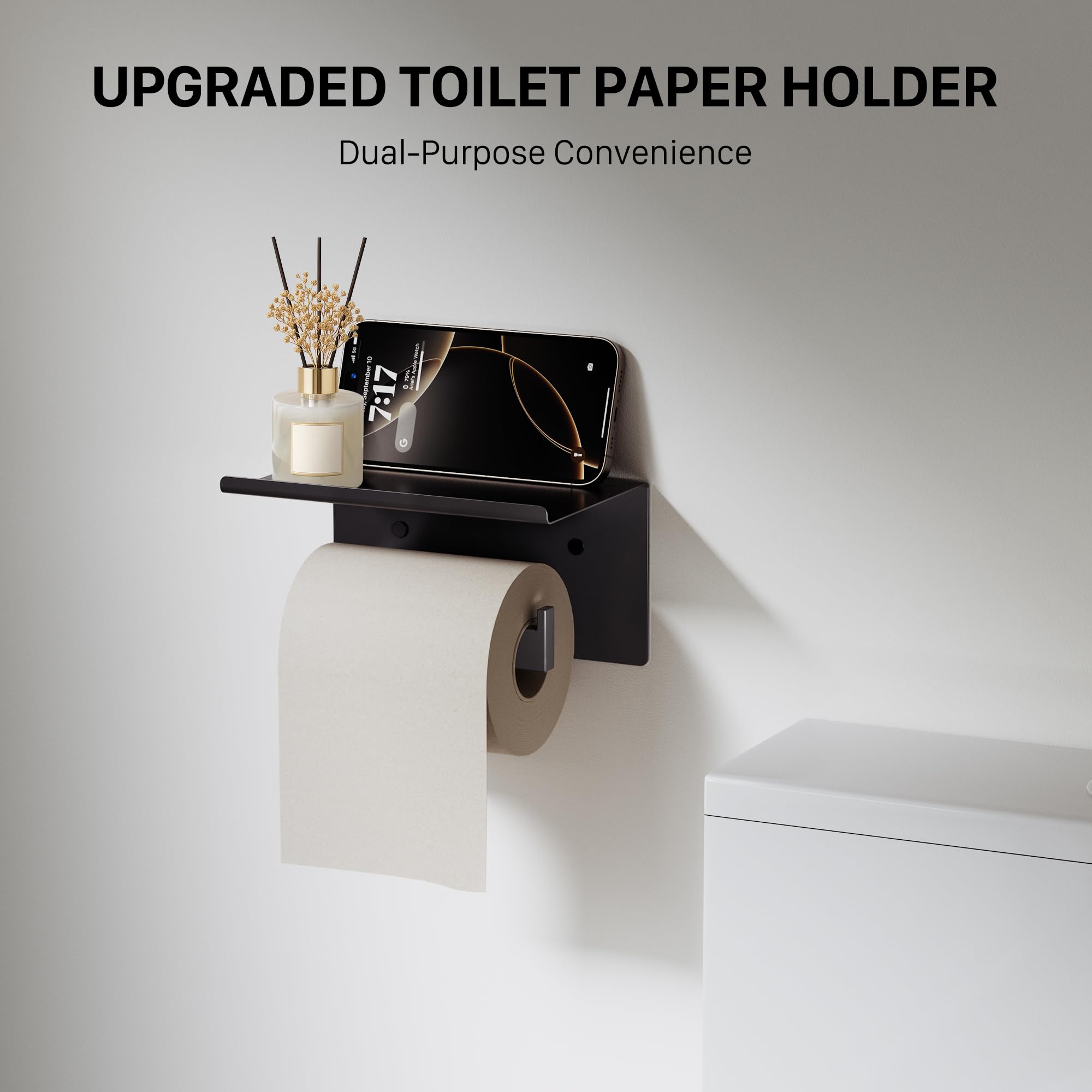 JIXB bathroom hooks set for versatile hanging of towels and robes.