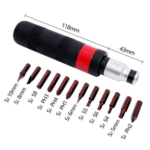 JIXINLAR reversible handle knurl grip provides secure torque control.