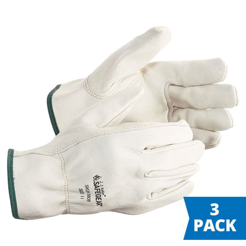 SAFEGEAR cowhide leather gloves by J. J. Keller offer durable protection and breathability