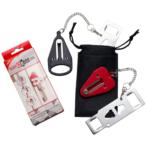 JJ KENT Sleep EZ dorm-room-security showcases lightweight travel lock for dorms.
