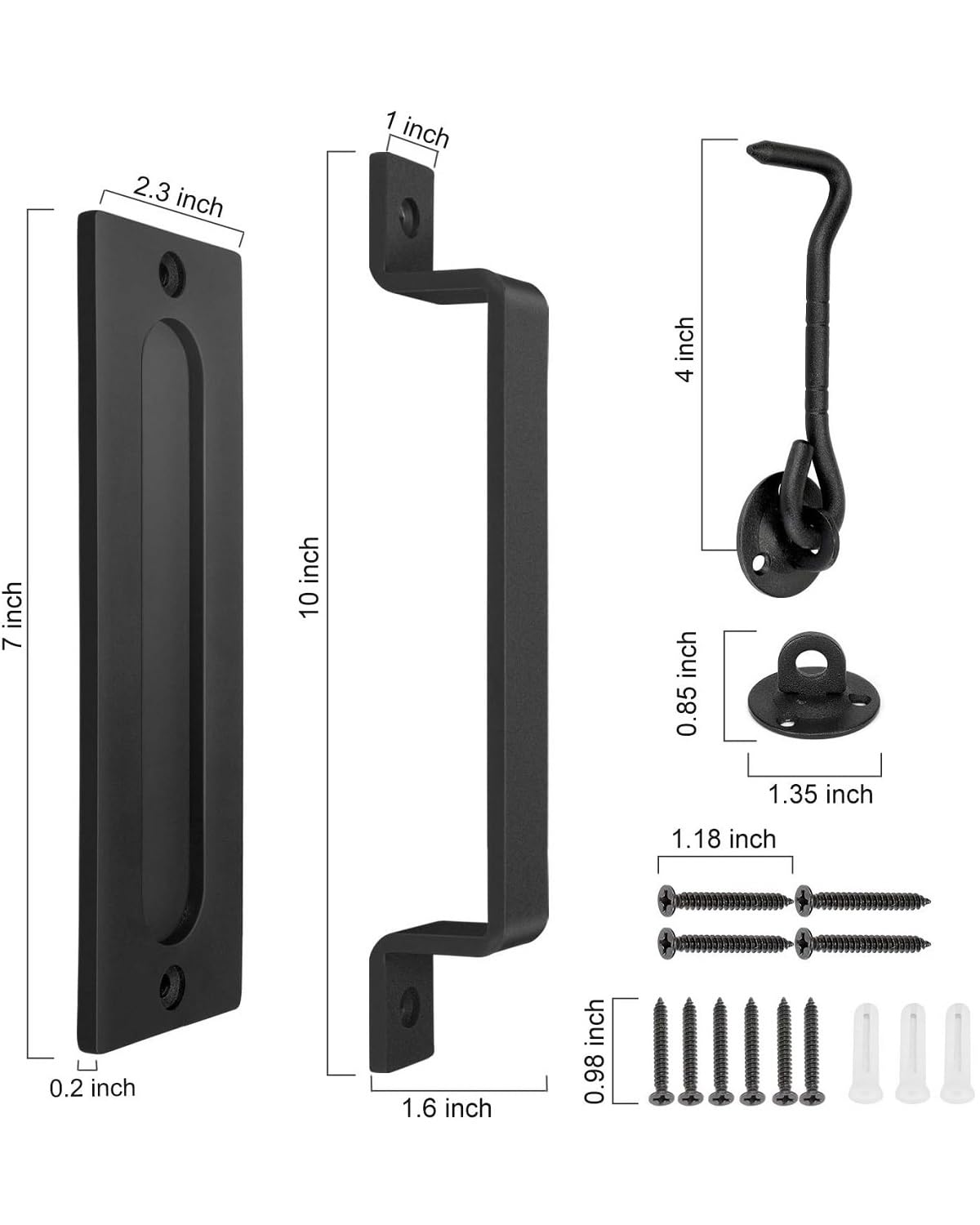 Versatile mounting for various doors: sliding, closet, kitchen with J JHOUSELIFESTYLE.