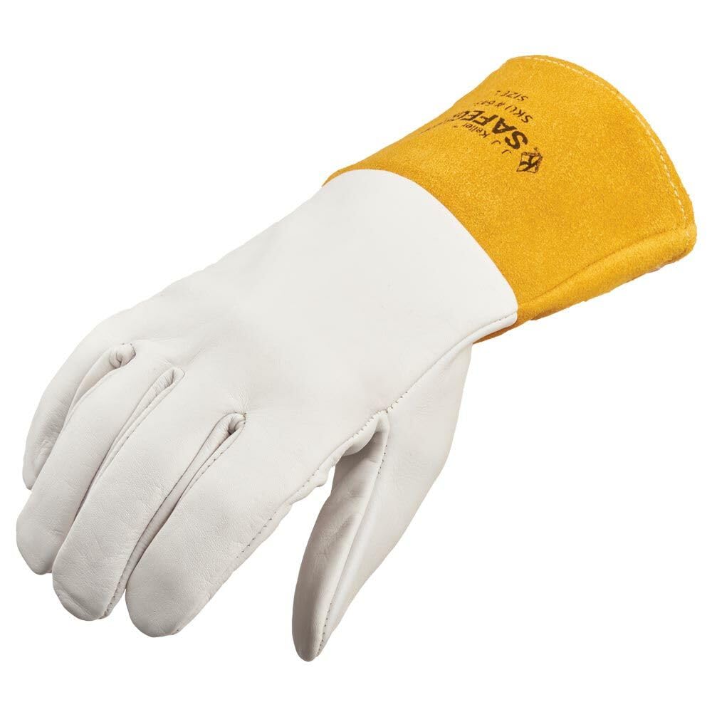 JJK SAFEGEAR seamless forefinger for smooth finger movement while welding.