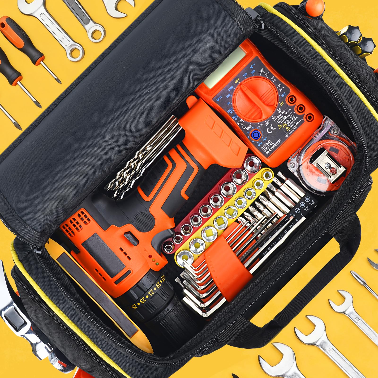 Water-resistant exterior protects contents from moisture and light rain