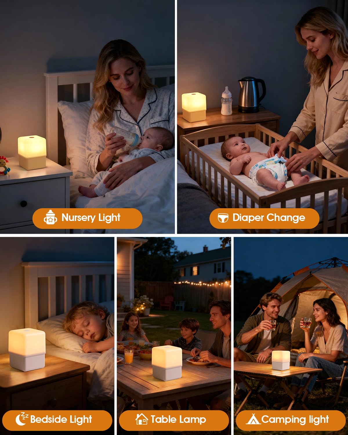 JJ&RY Gift-ready lift lamp with playful design for kids and new moms