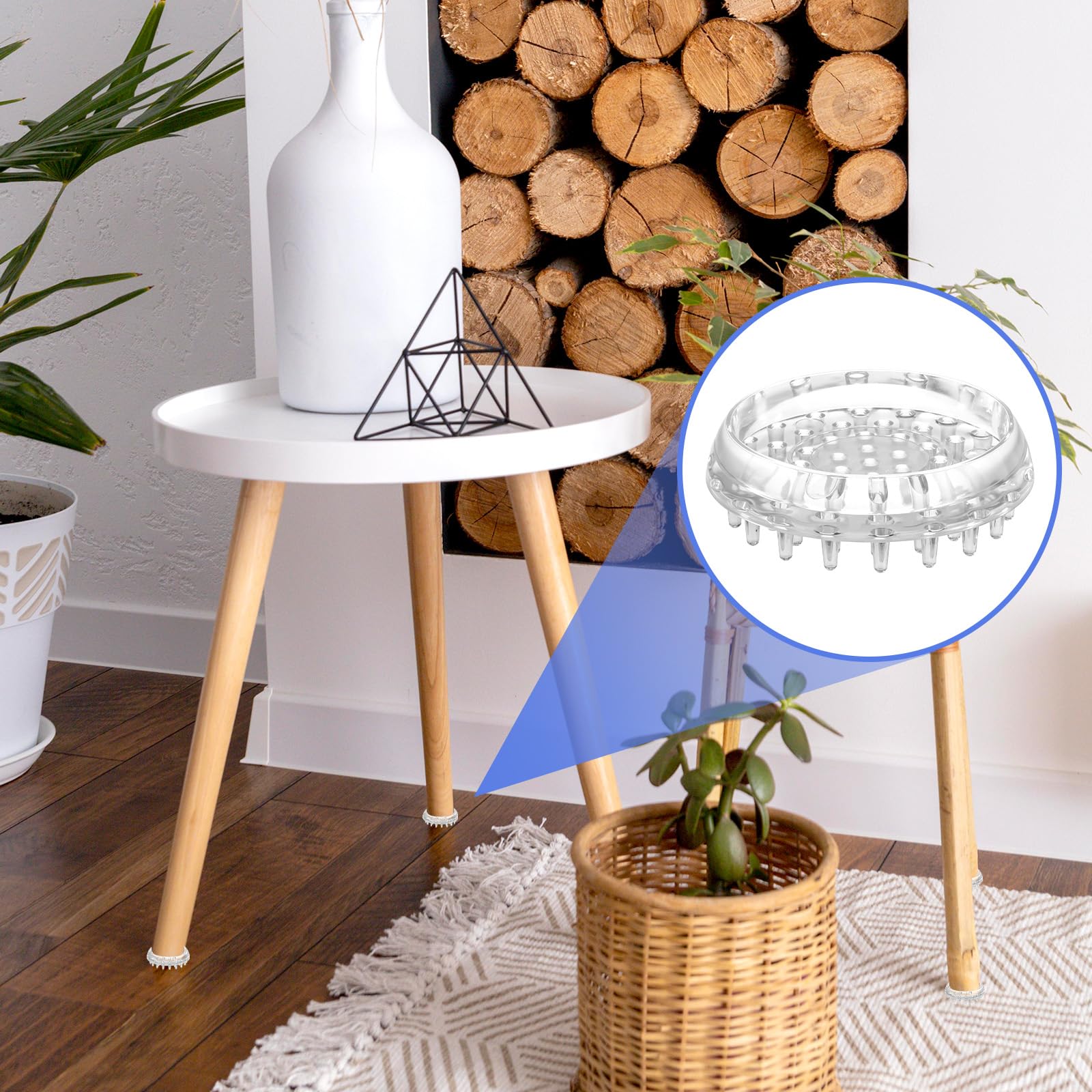 JJUNW chairs tables sofas cups clear keeps rugs safe during movement